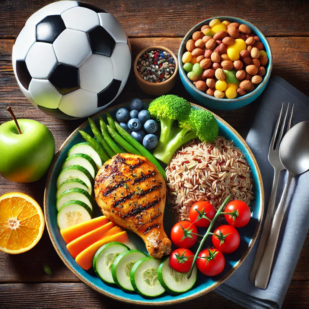Alimentação pré-jogo para pequenos atletas
